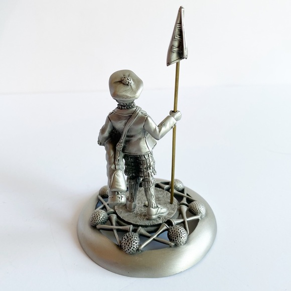 Fort Pewter Golfer With Golf Clubs Lid Jar Topper - Picture 3 of 8